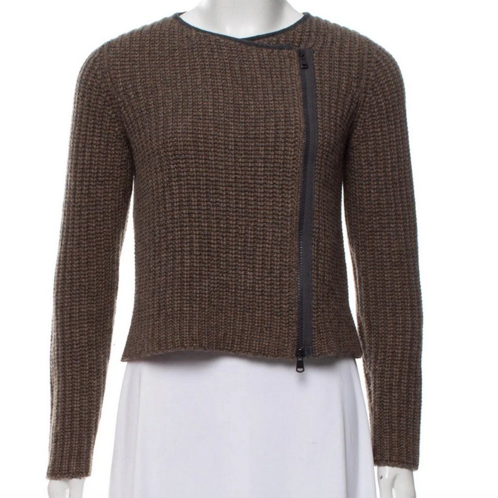 Brunello Cucinelli Ribbed Cashmere Cardigan Large